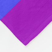 Couverture Polaire Indicateur de la fierté arc-en-ciel (Coin)