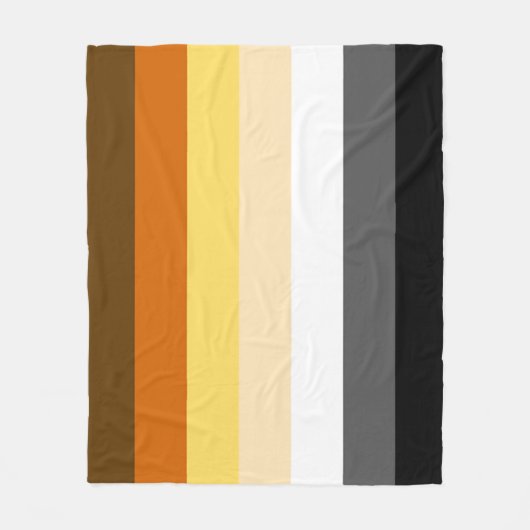 Couverture Polaire Indicateur de la fierté de l'ours (Devant)