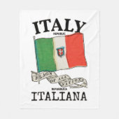 Couverture Polaire Indicateur de pays Italie vintage (Devant)