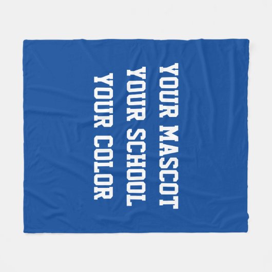 Couverture Polaire Indicateur d'éperon du secondaire personnalisé (Devant (Horizontal))