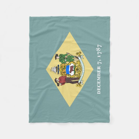 Couverture Polaire Indicateur d'état du Delaware (Devant)
