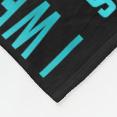 Couverture Polaire Indicateur turquoise de sensibilisation au suicide (Coin)