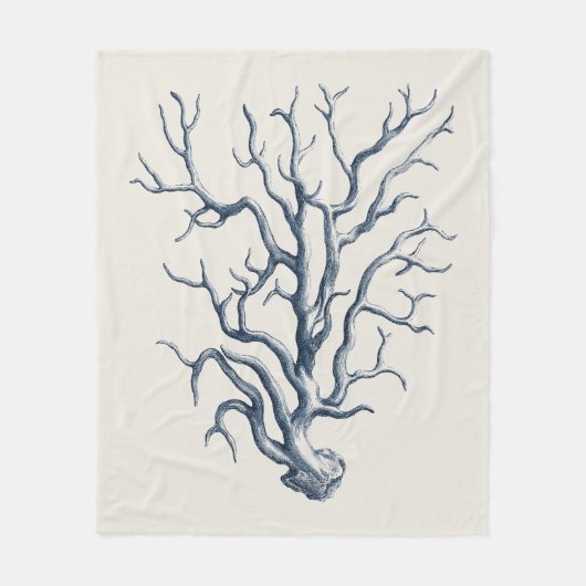 Couverture Polaire Indigo Coral (Devant)