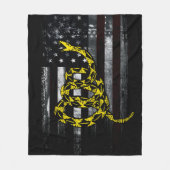 Couverture Polaire Industrial American Flag and Snake Clock (Devant)