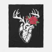 Couverture Polaire Infirmière Anatomie du coeur Reindeer Coeur Labora (Devant)