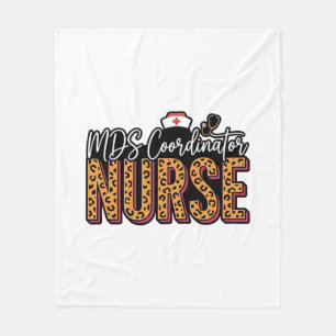 Couverture Polaire Infirmière coordinatrice MDS Design de chemise vin