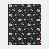 Couverture Polaire Infirmière de la RN Étudiante en soins infirmiers (Devant)