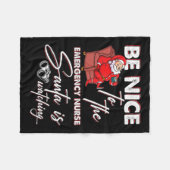 Couverture Polaire Infirmière d'urgence du travailleur en soins infir (Devant (Horizontal))