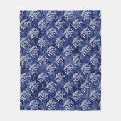 Couverture Polaire Infirmière inscrite RN Silber Caduceus Navy Blue C (Devant)