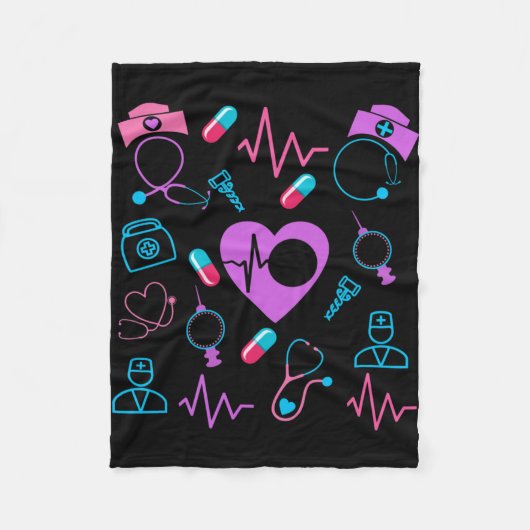 Couverture Polaire Infirmière Santé Infirmière Infirmière (Devant)