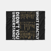 Couverture Polaire Infirmière Shorthand (Devant (Horizontal))