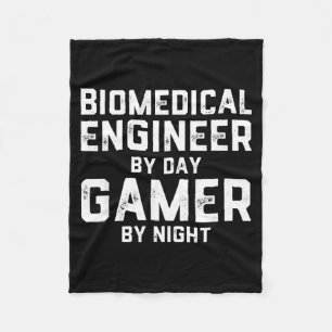 Couverture Polaire Ingénieur biomédical le jour, joueur la nuit Bio M