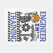 Couverture Polaire Ingénieur dans l'entraînement des garçons STEM (Devant (Horizontal))