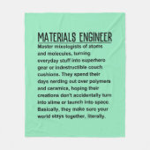 Couverture Polaire Ingénieur des matériaux (Devant)