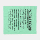 Couverture Polaire Ingénieur des matériaux (Devant (Horizontal))