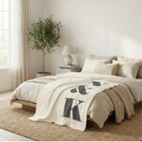 Initiales de monogramme moderne gras pour jeunes m