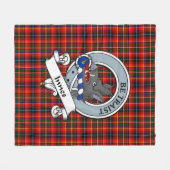 Couverture Polaire Innes Moderne Clan Badge Tartan Plaid (Devant (Horizontal))