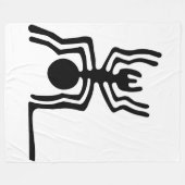 Couverture Polaire Insectes anciennes - Araignée noire (Devant (Horizontal))