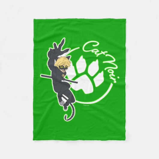 Couverture Polaire Insigne Cat Noir (Devant)