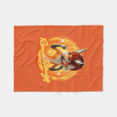 Couverture Polaire Insigne Cercle Rena Rouge (Devant (Horizontal))