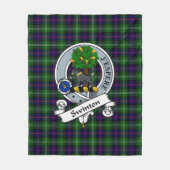 Couverture Polaire Insigne Clan Swinton Tartan Plaid (Devant)