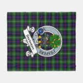 Couverture Polaire Insigne Clan Swinton Tartan Plaid (Devant (Horizontal))
