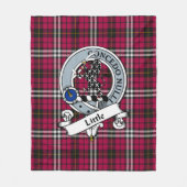 Couverture Polaire Insigne de petit clan Tartan Plaid (Devant)