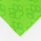 Couverture Polaire Insigne vert Cat Noir (Coin)