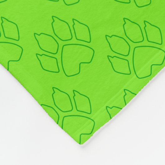 Couverture Polaire Insigne vert Cat Noir (Coin)