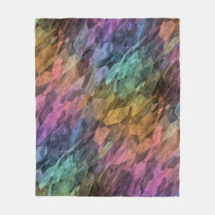 Couverture Polaire inspiration antechamber - cristal arc-en-ciel :