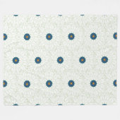 Couverture Polaire inspiration du paon (Devant (Horizontal))