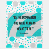 Couverture Polaire Inspiration Large Cotton Fleece Blanket (Devant)