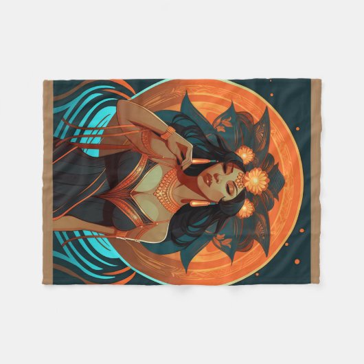 COUVERTURE POLAIRE INSPIRATION NATIVE #2 (Devant (Horizontal))