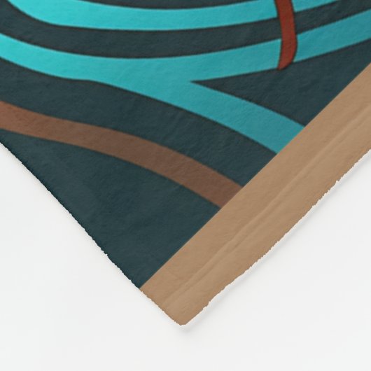 COUVERTURE POLAIRE INSPIRATION NATIVE #2 (Coin)