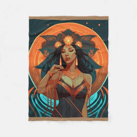 COUVERTURE POLAIRE INSPIRATION NATIVE #2 (Devant)