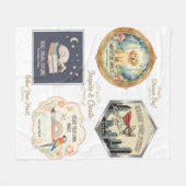 Couverture Polaire Inspirational animals and kids art collection (Devant (Horizontal))