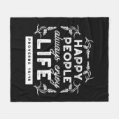 Couverture Polaire Inspirational Christian Quote from Proverbs 15:15 (Devant (Horizontal))