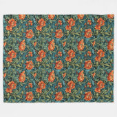 Couverture Polaire Inspiré par le patrimoine William Morris Sophistic (Devant (Horizontal))