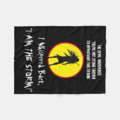 COUVERTURE POLAIRE INSPIRER UNE FEMME GUERRIÈRE FIDÈLE AVEC QUOTE (Devant (Horizontal))