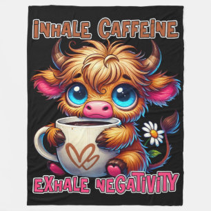 Couverture Polaire Inspirez la caféine, expirez la négativité