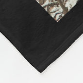 Couverture Polaire Instagram vos images collage personnalisé monogram (Coin)