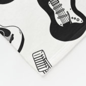 Couverture Polaire Instruments de musique nom personnalisé (Coin)