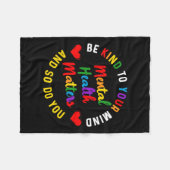 Couverture Polaire Intéressez-Vous À Votre Sensibilisation À La Santé (Devant (Horizontal))