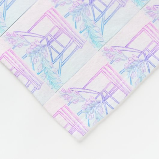 Couverture Polaire Interjumelage Abstrait   (Coin)