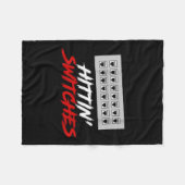 Couverture Polaire Interrupteurs Hittin pour femmes Funny Network Adm (Devant (Horizontal))