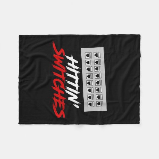 Couverture Polaire Interrupteurs Hittin pour femmes Funny Network Adm (Devant (Horizontal))