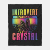 Couverture Polaire Introvertir mais volonté de discuter Crystal (Devant)