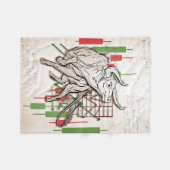 Couverture Polaire Investor Bears And Bulls Market (Devant (Horizontal))