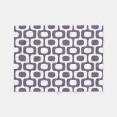 Couverture Polaire Ipanema Sidewalk Pattern, Beach Pattern, Brazil (Devant (Horizontal))
