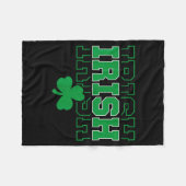Couverture Polaire Ireland Irish Ancestry Varsity Style For Men Women (Devant (Horizontal))
